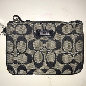 Black Coach Wristlet